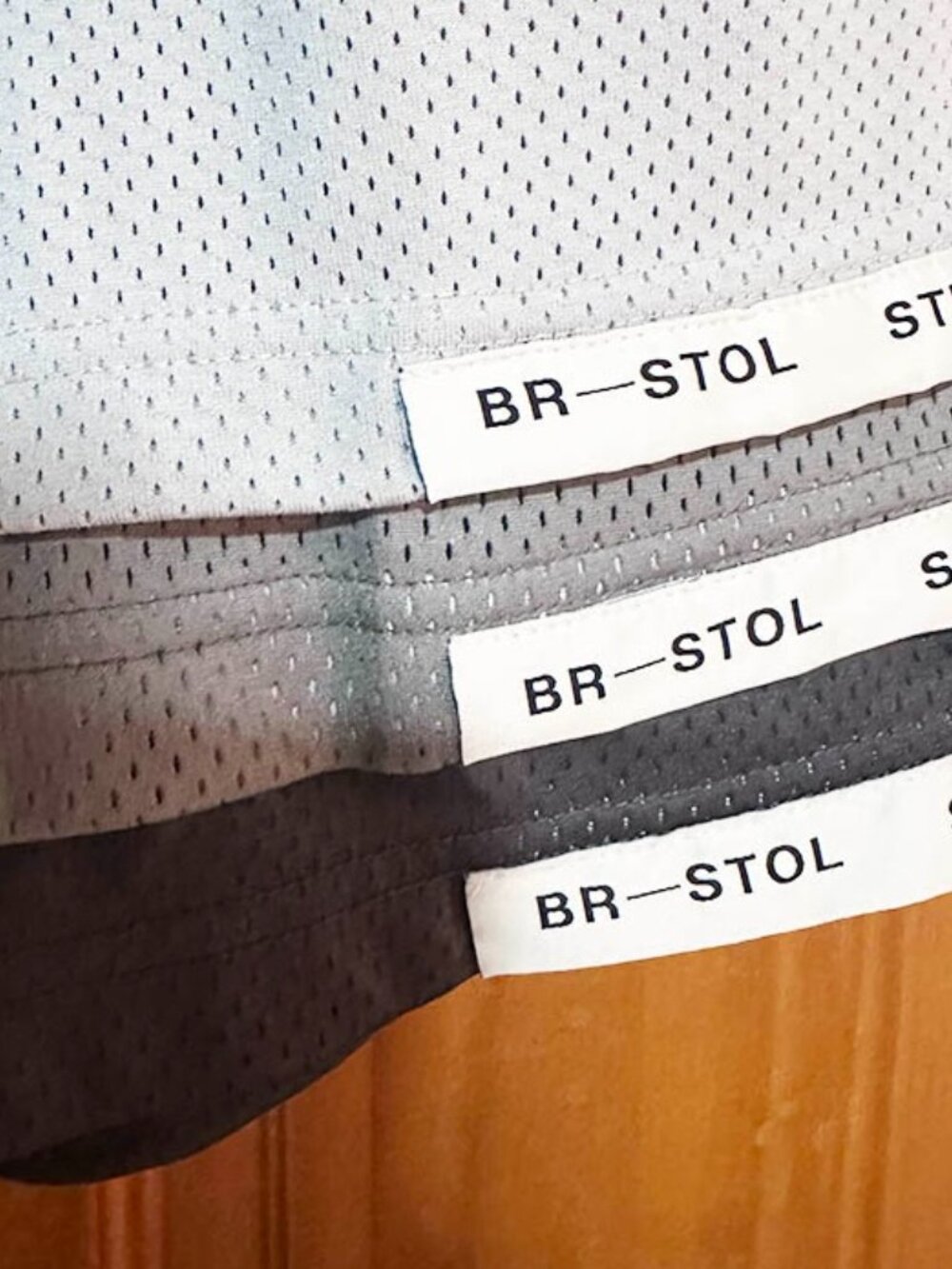 BR-STOL STUD -O Triple Hem Basketball Shorts 2-M Grey - Picture 5 of 6